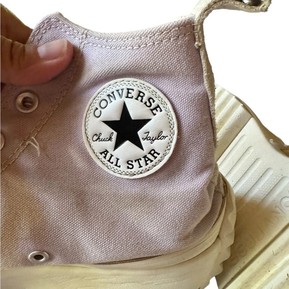 Pink and Purple two tone platform converse Chuck sneakers m 11 w 12.5 - Picture 3 of 6